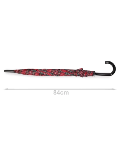 Vystreľovací dáždnik káro - 1 ks | Mimib