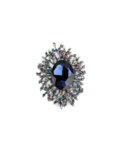 Brošňa s brúsenými kamienkami a kameňom - 1 ks | Mimib