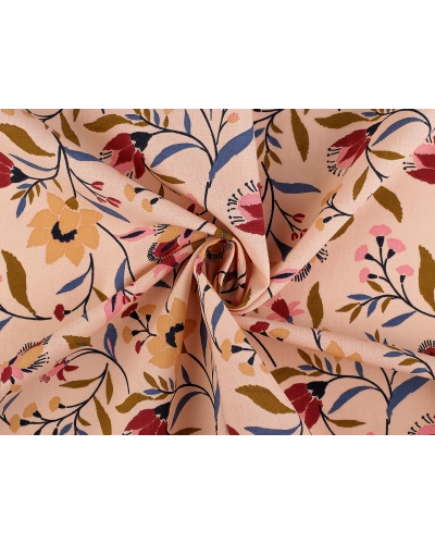 Bavlnená látka / plátno kvety - 1 m | Mimib