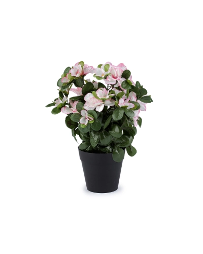 Umelá azalka v kvetináči - 1 ks | Mimib
