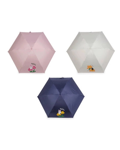 Dievčenský mini skladací dáždnik kvety - 1 ks | Mimib