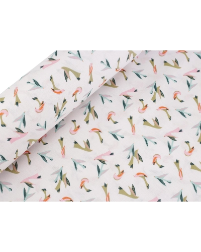 Bavlnená látka / plátno vtáčik - 1 m | Mimib