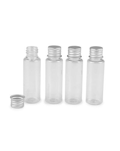 Plastová fľaštička so skrutkovacím viečkom - 8 ks | Mimib