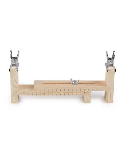 Drevený stav na pletenie náramkov a náhrdelníkov, nastaviteľný - 1 ks | Mimib