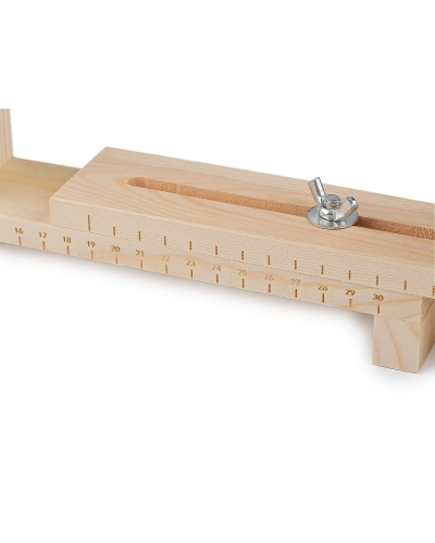 Drevený stav na pletenie náramkov a náhrdelníkov, nastaviteľný - 1 ks | Mimib