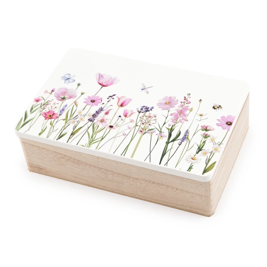 Drevená krabička s potlačou 13x20 cm - 1 ks | Mimib