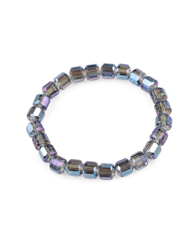 Náramok pružný z brúsených korálikov s AB efektom - 1 ks | Mimib