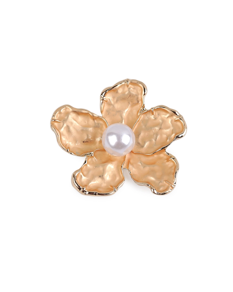 Magnetická brošňa kvet s perlou - 1 ks | Mimib