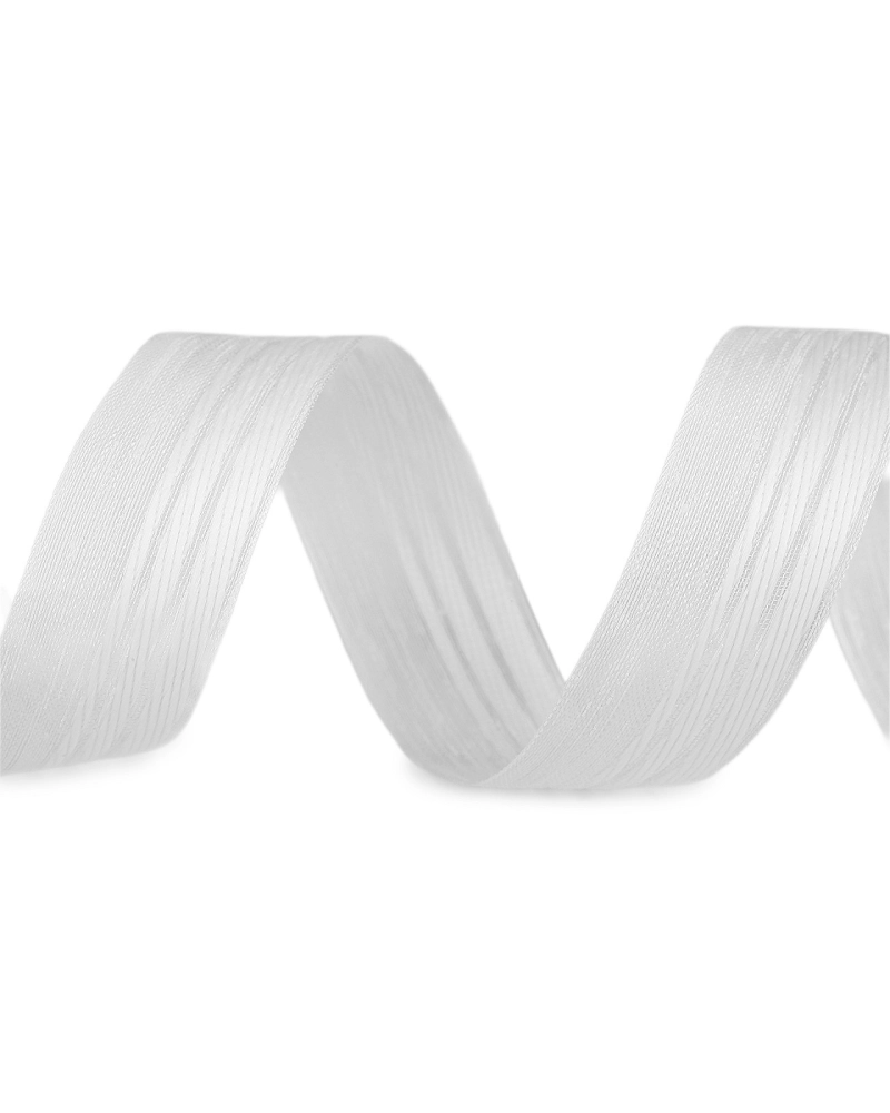 Plátnová stuha s efektnou niťou šírka 25 mm - 20 m | Mimib