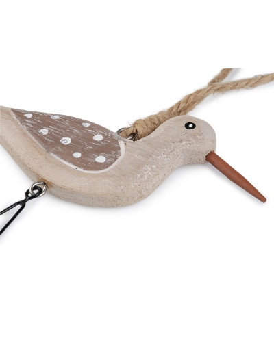 Drevený bocian na zavesenie - 1 ks | Mimib