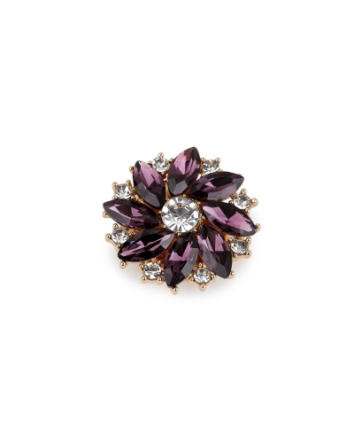 Ozdoba na gombík s brúsenými kamienkami - 1 ks | Mimib