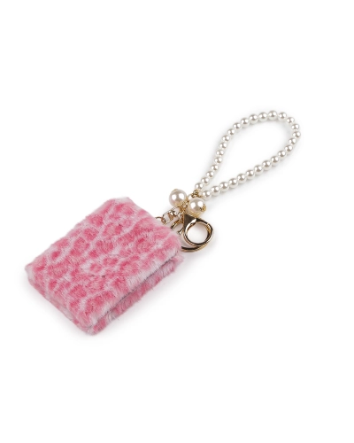 Plyšové kozmetické zrkadlo / prívesok na kabelku - 1 ks | Mimib