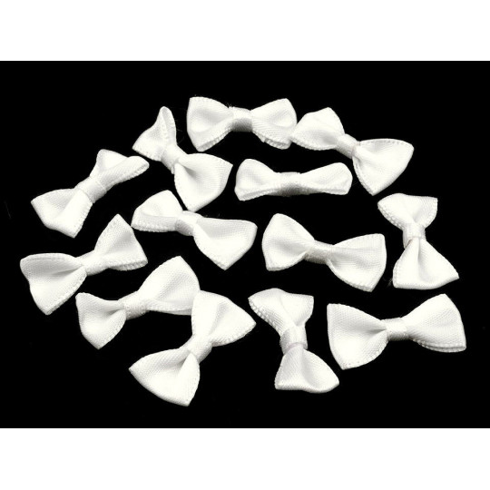 Svadobné / mašličky na bielizeň 12x25 mm saténové | Mimib