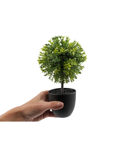 Umelý buxus v kvetináči - 1 ks | Mimib