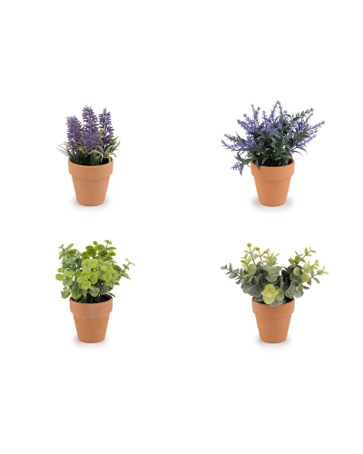 Umelá rastlina v kvetináči - 1 ks | Mimib