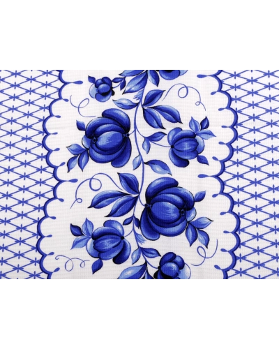 Bavlnené vaflové piké kvety - 1 m | Mimib