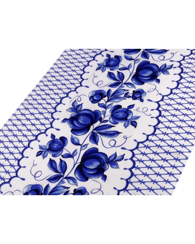 Bavlnené vaflové piké kvety - 1 m | Mimib