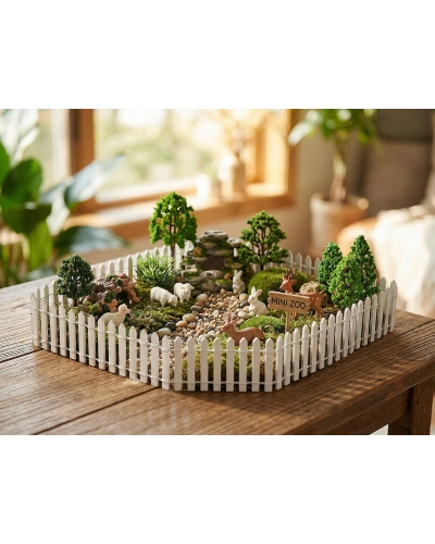 Drevený plot tvarovateľný 90 cm - 1 ks | Mimib