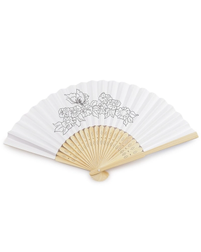 Detský vejár na domaľovanie / vymaľovanie - 1 ks | Mimib