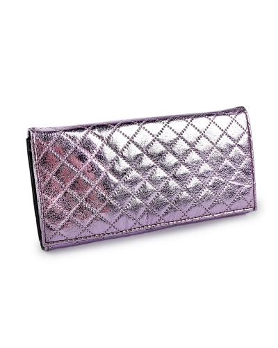 Dámska / dievčenská peňaženka metalická 9,5x19 cm - 1 ks | Mimib