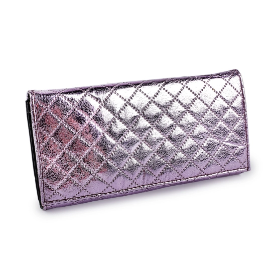 Dámska / dievčenská peňaženka metalická 9,5x19 cm - 1 ks | Mimib