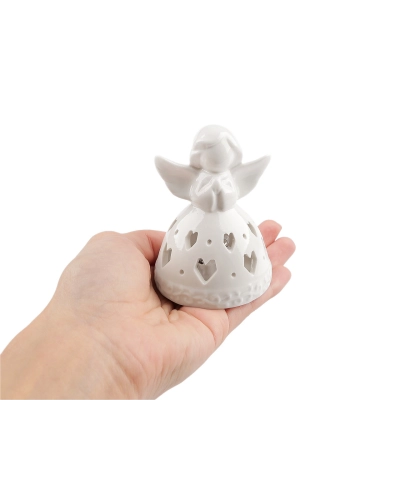 Porcelánový anjel svietiaci - 1 ks | Mimib