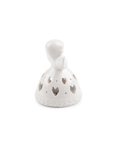 Porcelánový anjel svietiaci - 1 ks | Mimib