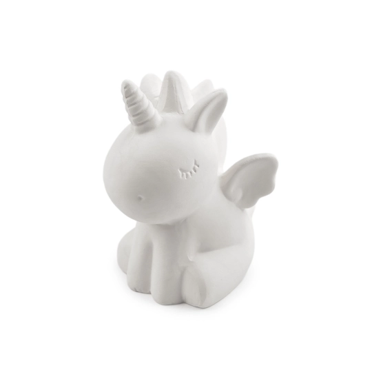 Pokladnička jednorožec na domaľovanie - 1 ks | Mimib