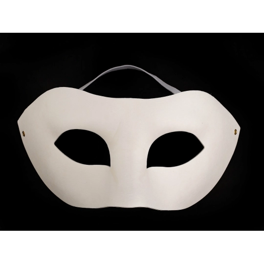 Karnevalová maska - škraboška na domaľovanie - 1 ks | Mimib