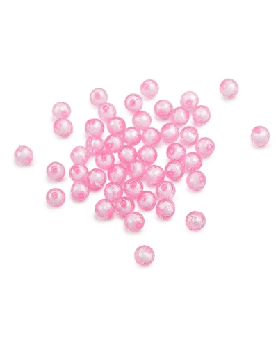 Plastové koráliky ploškované Ø8 mm - 20 g | Mimib