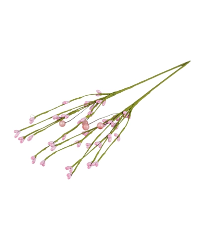 Umelá vetvička s púčikmi na drôtiku tvarovateľná - 2 ks | Mimib