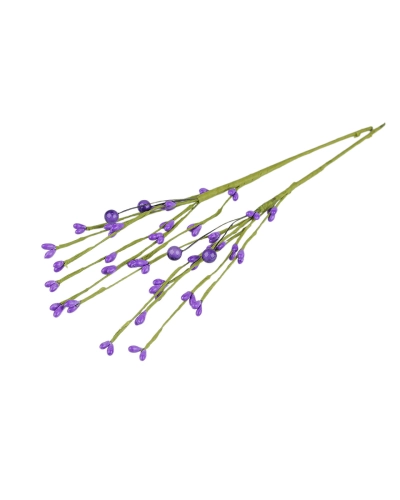 Umelá vetvička s púčikmi na drôtiku tvarovateľná - 2 ks | Mimib