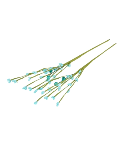 Umelá vetvička s púčikmi na drôtiku tvarovateľná - 2 ks | Mimib