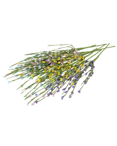 Umelá vetvička s púčikmi na drôtiku tvarovateľná - 1 ks | Mimib