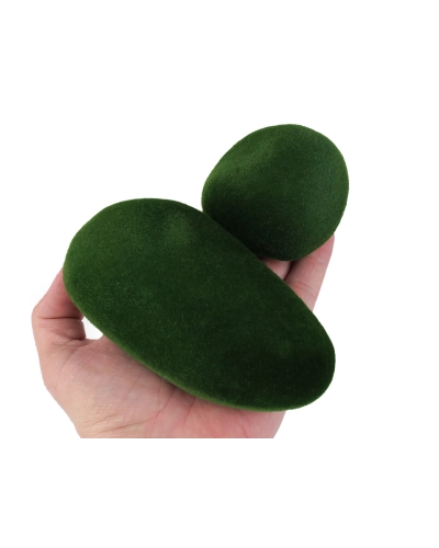 Dekorácia machové kamene mix veľkostí 6 ks - 1 sada | Mimib