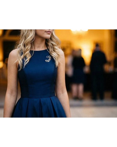 Brošňa s brúsenými kamienkami maska, baletné špičky - 1 ks | Mimib