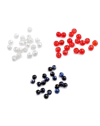 Perla na našitie / gombík Ø10 mm - 20 ks | Mimib