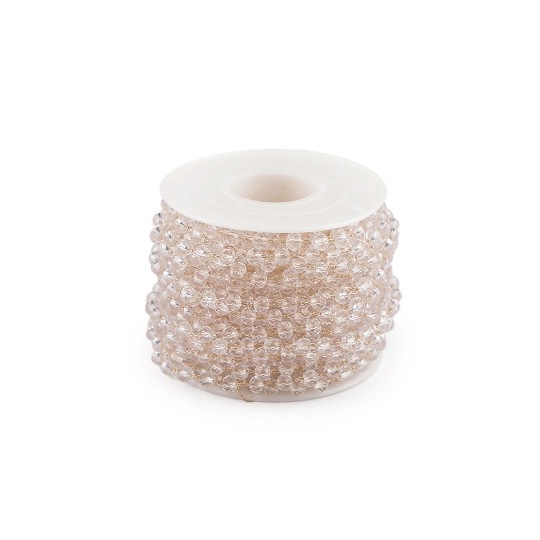 Retiazka s brúsenými korálikmi Ø4 mm metráž - 10 m | Mimib