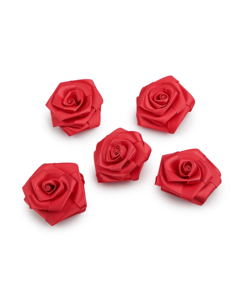 Saténová ruža Ø50 mm - 5 ks | Mimib