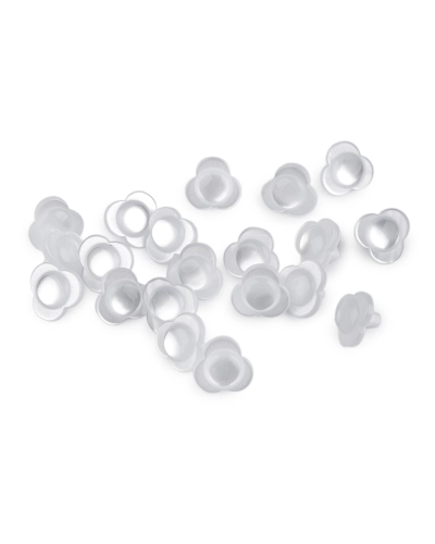 Gombík kvet perleťový veľkosť 22" - 20 ks