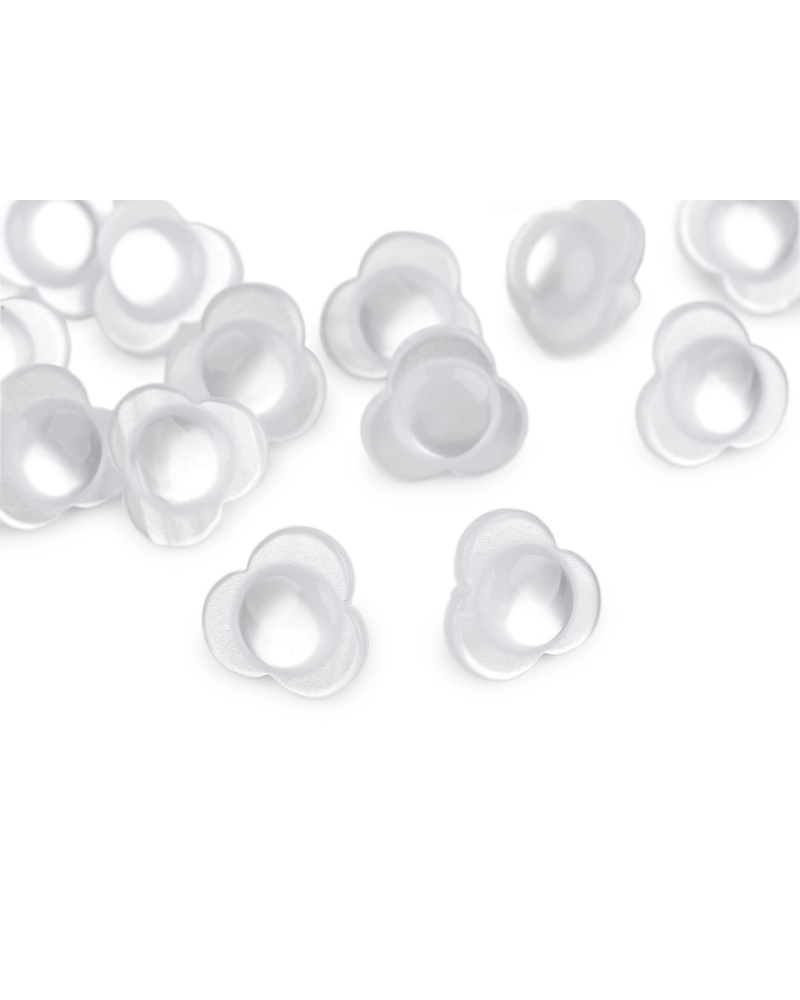 Gombík kvet perleťový veľkosť 22" - 20 ks | Mimib