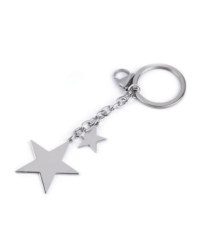 Prívesok na kľúče / kabelku z nerezovej ocele - 1 ks | Mimib