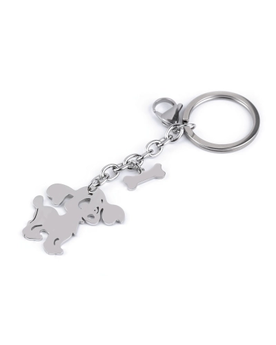 Prívesok na kľúče / kabelku z nerezovej ocele - 1 ks | Mimib