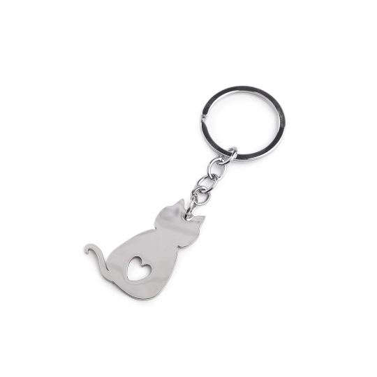 Prívesok na kľúče / kabelku z nerezovej ocele - 1 ks | Mimib