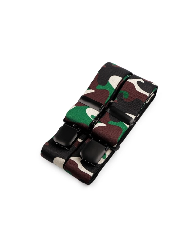 Traky maskáčové šírka 4 cm dĺžka 120 cm - 1 ks