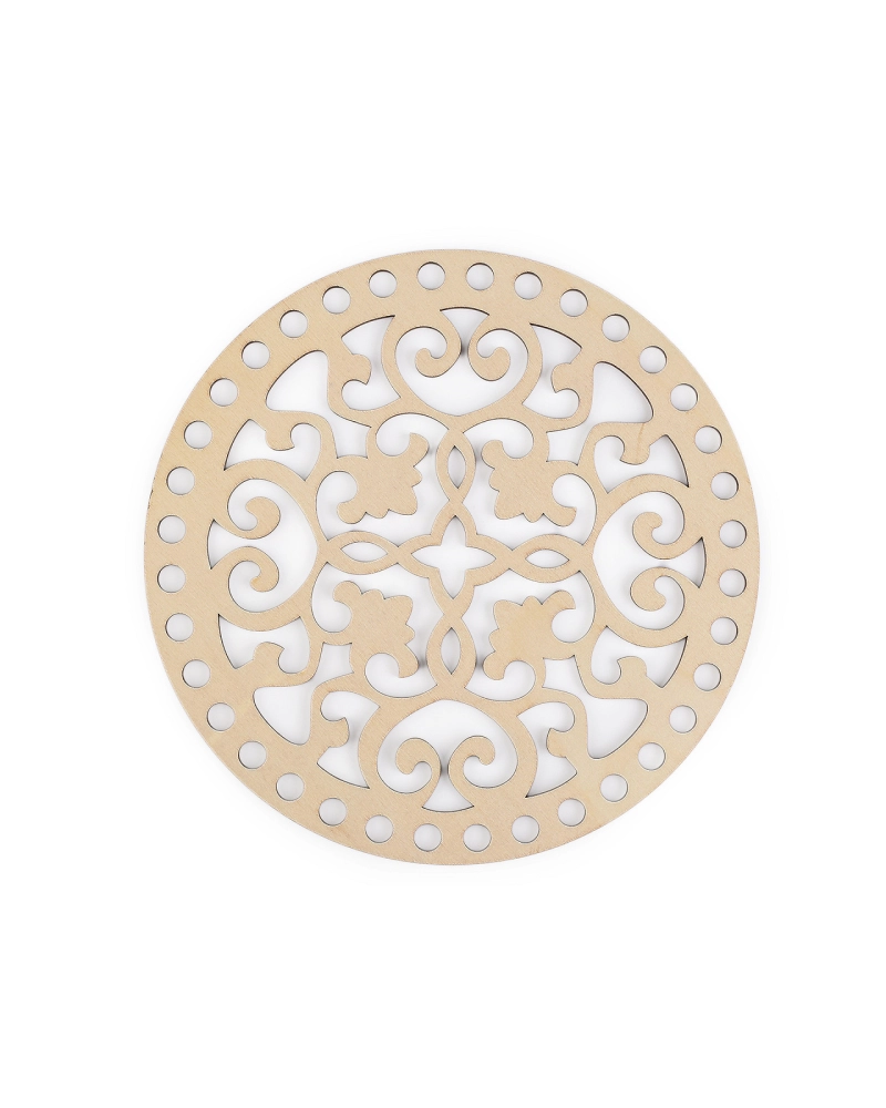 Veko na pletenie / háčkovanie košíkov Ø18 cm - 1 ks | Mimib