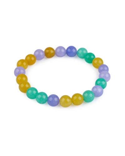 Náramok z minerálnych, syntetických a sklenených korálikov - 1 ks | Mimib