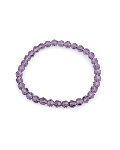 Náramok pružný z brúsených korálikov - 1 ks | Mimib