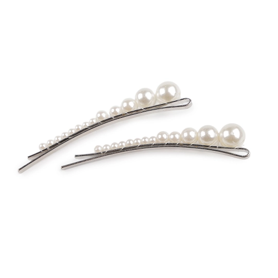 Sponky do vlasov / pinetky s perlami - 2 ks | Mimib