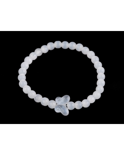 Náramok pružný zo sklenených korálikov mačka, motýľ, hviezda - 1 ks | Mimib